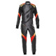 Suits FIA race child suit OMP KS-X ART, black/yellow/red | races-shop.com
