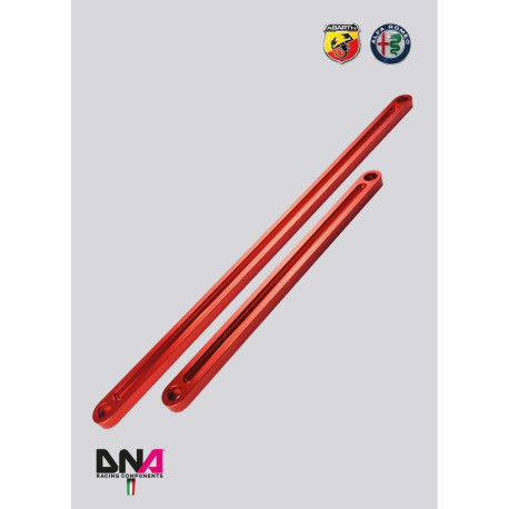 Strutbars DNA RACING front suspension subframe double tie rods for FIAT GRANDE PUNTO/ABARTH INCL. (2005-2012) | races-shop.com