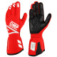 Gloves FIA race gloves OMP ONE EVO FX (external stitching), red | races-shop.com