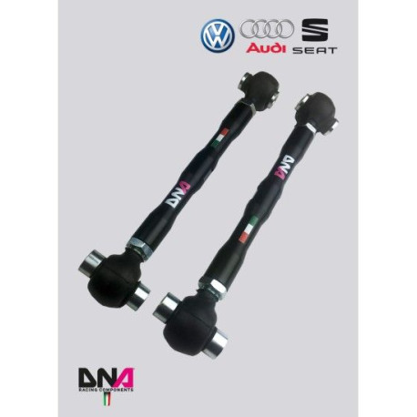 Adjustable arms DNA RACING rear lower adjustable toe tie rod kit for SEAT LEON MK3 (2013 -) | races-shop.com
