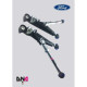 Adjustable arms DNA RACING front adjustable suspension arms kit for FORD FIESTA MKVII (2008 - 2017) | races-shop.com