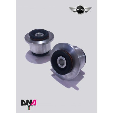 Hard bushings DNA RACING uniball for rear swing arm suspension kit for MINI R50-R52-R53 COOPER INCL. (DAL 2001 AL 2007) | races-shop.com