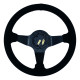 steering wheels Steering wheel RACES Careless, 350mm, suede, 90mm deep dish | races-shop.com