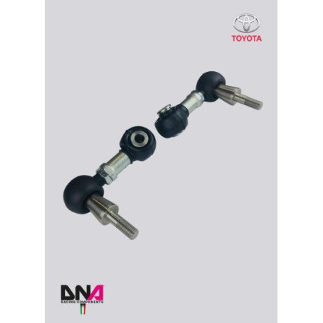 Accessories DNA RACING rear sway bar tie rods on uniball kit for TOYOTA YARIS GR (2020 - ) | races-shop.com
