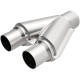 Y reducers Magnaflow performance stainless steel exhaust Y-pipe 63-63mm (2,5"-2,5") | races-shop.com