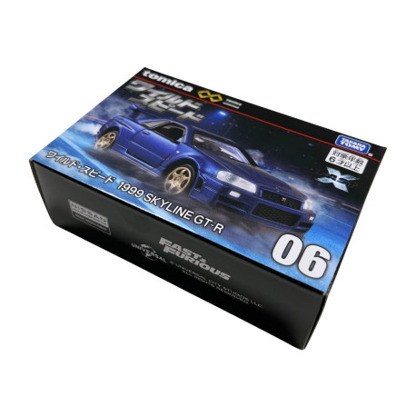 Car models Tomica Premium Unlimited No. 06 | Fast & Furious 1999 Skyline GT-R | races-shop.com