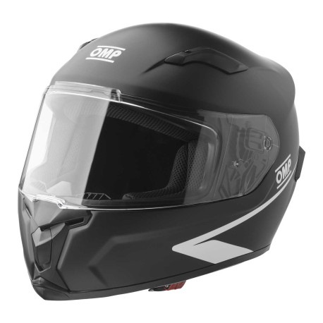 Full face helmets ECE full-face race helmet OMP Circuit EVO2, black | races-shop.com
