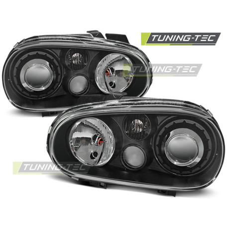 Lighting HEADLIGHTS SPORT BLACK fits VW GOLF 4 09.97-09.03 | races-shop.com