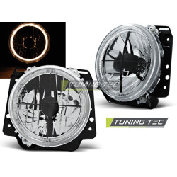 HEADLIGHTS ANGEL EYES CHROME fits VW GOLF II 2 08.83-08.91