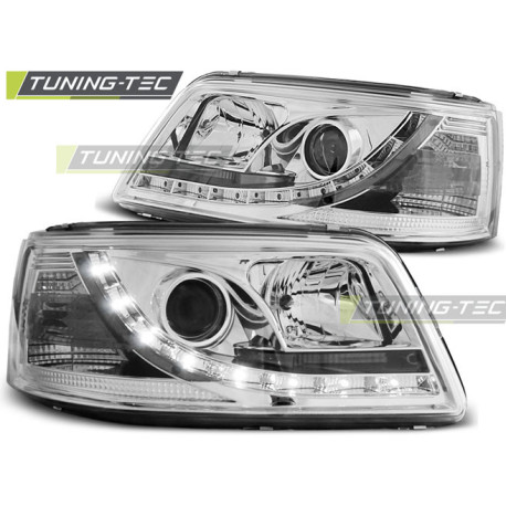 Lighting HEADLIGHTS DAYLIGHT CHROME fits VW T5 04.03-08.09 | races-shop.com