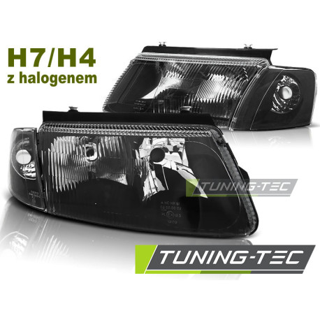 Lighting HEADLIGHTS BLACK fits VW PASSAT B5 3B 11.96-08.00 | races-shop.com