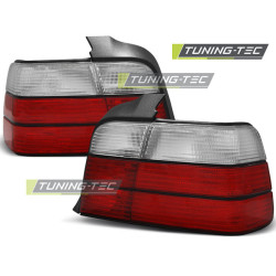 TAIL LIGHTS SPORT LOOK RED WHITE fits BMW E36 12.90-08.99 SEDAN