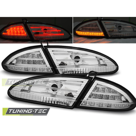 Lighting LED TAIL LIGHTS CHROME fits SEAT LEON 06.05-09 | races-shop.com