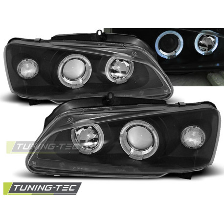 Lighting PEUGEOT 106 08.96-03 ANGEL EYES BLACK | races-shop.com