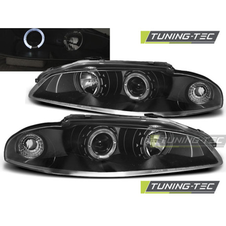 Lighting MITSUBISHI ECLIPSE 97-12.98 ANGEL EYES BLACK | races-shop.com