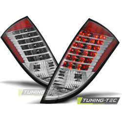 TUNING-TEC LED tail lights for FORD FOCUS 1 HB 98-04, chrome