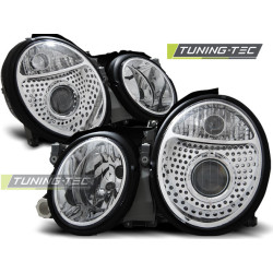 HEADLIGHTS CHROME fits MERCEDES W208 CLK 03.97-04.02