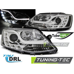 HEADLIGHTS TUBE LIGHT DRL CHROME fits VW JETTA VI 1.11-18