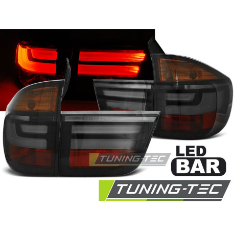 Lighting LED TAIL LIGHTS SMOKE fits BMW X5 E70 03.07-05.10 | races-shop.com