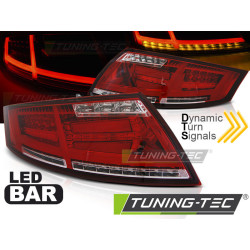 LED BAR TAIL LIGHTS RED WHIE fits AUDI TT 04.06-02.14