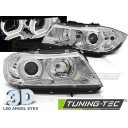HEADLIGHTS U-LED LIGHT 3D CHROME fits BMW E90/E91 03.05-08.08