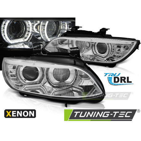 Lighting XEONON HEADLIGHTS ANGEL EYES LED CHROME AFS fits BMW E92/E93 06-10 | races-shop.com