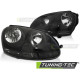 Lighting HEADLIGHTS BLACK fits VW GOLF 5 10.03-09 | races-shop.com