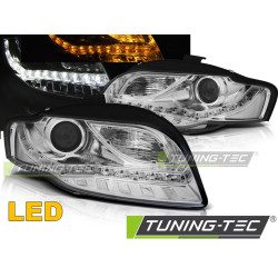HEADLIGHTS DAYLIGHT CHROME fits AUDI A4 B7 11.04-03.08