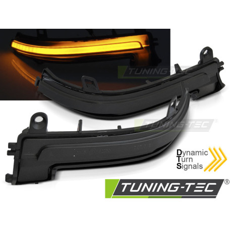 Lighting SIDE DIRECTION IN THE MIRROR SMOKE LED SEQ fits BMW F20/F22/F30/F32/X1 | races-shop.com