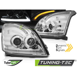 TOYOTA LAND CRUISER 120 03-09 TUBE LIGHT SEQ LED CHROME