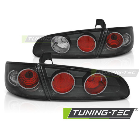 Lighting TAIL LIGHTS BLACK fits SEAT IBIZA 6L 04.02-08 | races-shop.com