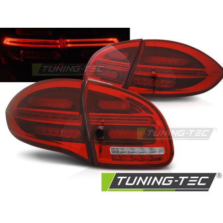 Lighting LED TAIL LIGHTS RED WHITE fits PORSCHE CAYENNE 10-15 | races-shop.com