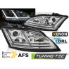 XENON HEADLIGHTS LED DRL CHROME SEQ fits AUDI TT 06-10 8J with AFS