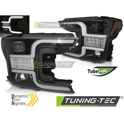 HEADLIGHTS TUBE LIGHT BLACK fits FORD F150 MK13 17-20