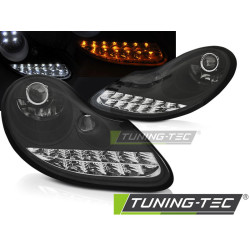 HEADLIGHTS DAYLIGHT BLACK fits PORSCHE BOXSTER 96-04 /911 996