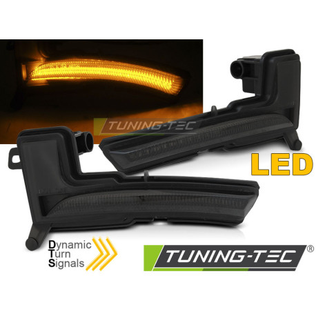 Lighting SIDE DIRECTION IN THE MIRROR SMOKE LED SEQ fits RENAULT CLIO IV 16-19 | races-shop.com