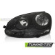 Lighting HEADLIGHTS BLACK LEFT SIDE TYC fits VW GOLF 5 10.03-09 | races-shop.com