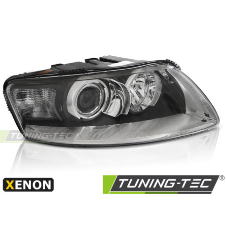 Lighting XENON HEADLIGHTS CHROME RIGHT TYC fits AUDI A6 C6 04.04-08 | races-shop.com