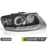 XENON HEADLIGHTS CHROME RIGHT TYC fits AUDI A6 C6 04.04-08