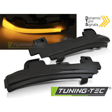 Lighting SIDE DIRECTION IN THE MIRROR SMOKE LED fits VOLVO S60 V40 V60 V70 | races-shop.com