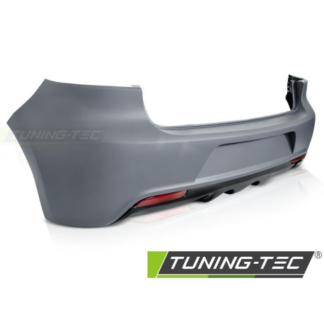 Body kit and visual accessories REAR BUMPER SPORT DUAL fits VW GOLF 6 | races-shop.com