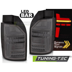 LED BAR TAIL LIGHTS SMOKE SEQ fits VW T6 15-19 OEM BULB