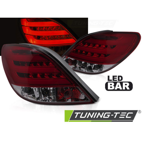 Lighting PEUGEOT 207 3D/5D 05.06-06.09 RED SMOKE LED BAR | races-shop.com