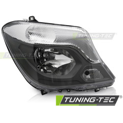HEADLIGHT BLACK RIGHT SIDE TYC fits MERCEDES SPRINTER W906 13-18