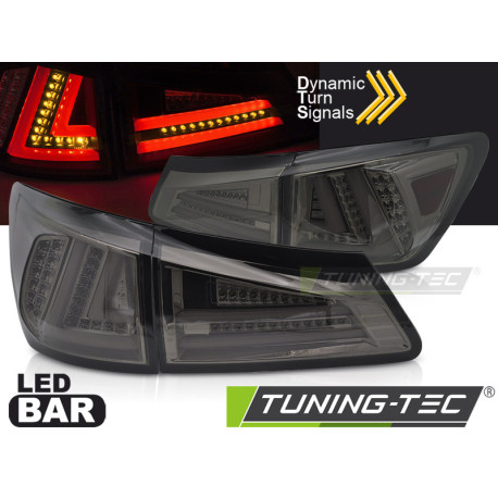 Lighting LED TAIL LIGHTS SMOKE LED SQL fits LEXUS IS II 06-13 | races-shop.com