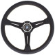 steering wheels Nardi Classic ND36 Steering Wheel, leather, 40mm Dish, black/black | races-shop.com