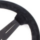 steering wheels 3 spoke steering wheel Nardi Classic ND33, 330mm, suede, 40mm offset, black | races-shop.com