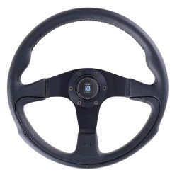 3 spoke steering wheel Nardi Challenge, 350mm, leather, 45mm offset, black
