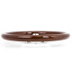 steering wheels 3 spoke steering wheel Nardi Deep Corn, 330mm, wood, 50mm offset, brown/chrome/black | races-shop.com