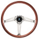 steering wheels Nardi Classic ND36 "Side Spokes" Steering Wheel, Wood, Satin Spokes | races-shop.com